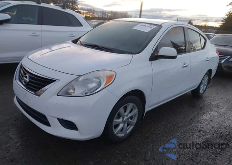 2014 Nissan Versa 1.6 Sv z USA, uszkodzony, nr VIN 3N1CN7AP3EL808830